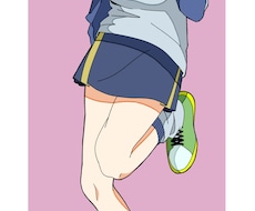 理想の可愛い女の子のイラスト描きます イメージ1