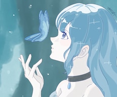 女性向けのやさしい雰囲気のイラスト描きます イメージ1