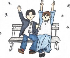 ウェディング・カップル系イラスト描きます イメージ1