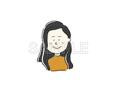 SNS用の似顔絵アイコンを作成します なんか良いアイコン欲しいな〜思っている方へ！
