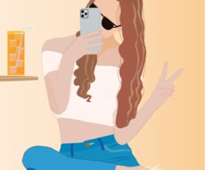 フラットデザインでゆるカワ画像作ります イメージ1