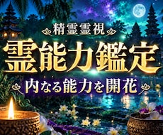 バリで培った精霊霊視で、秘めた霊能力を鑑定します イメージ1
