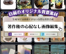 リアル感重視｜写真・画像編集を承ります 生成AI使用なし、著作権の心配なし画像編集です｜1枚