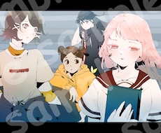 サムネイル、一枚絵などイラスト描きます イメージ1
