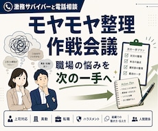 悩みモヤモヤを整理し、納得して動ける状態を作ります イメージ1