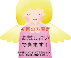 お試し　霊視タロット、オラクルカードで占います 占いの相性もあるかと思います。まずは試してみたい方へ。
