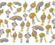 お子さまの絵をデザインペーパーにします イメージ1