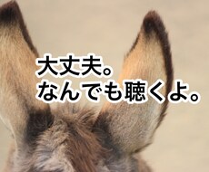 モヤモヤを吐き出せる「ロバの耳」になります イメージ1