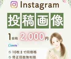Instagram投稿画像を制作します イメージ1