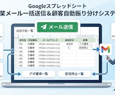 アポ獲得率向上！営業メール自動化ツールを販売します イメージ1
