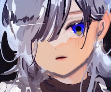 筆圧強めラフタッチ　優美な女性を描きます （スマホ指描きならではの儚さやあどけなさをお届け）