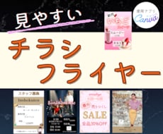 イベント・告知のチラシを作成します イメージ1