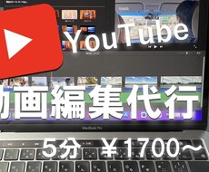 YouTube用の動画編集を代行します イメージ1
