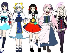 可愛いオリジナリティある少女のキャラデザ承ります イメージ1