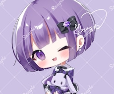 デフォルメイラスト描きます 試しにラフのみ制作も可能です！