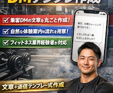 フィットネス・パーソナル向け集客用文章を作成します イメージ1