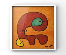 アート作品『カタチあるもの達』を描かせて頂きます 一筆で生まれる『カタチあるもの達』一筆入魂‼️