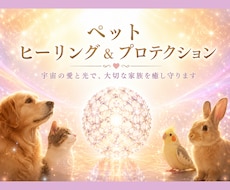 ペットヒーリング＆プロテクションをお届けします 大切な小さな命を宇宙の愛と光で優しく包み込みます✨
