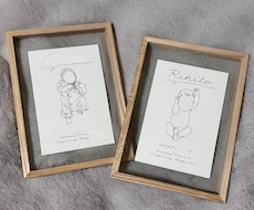線画命名書作成します イメージ1