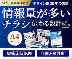 法人・事業者様｜展示会・商品案内チラシを制作します 営業用・募集にも対応｜HPからの情報整理も対応可能です