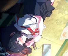 目を惹く！☆アニメ塗りのイラストをお届けします 女の子を可愛く！魅力的に！感動するイラストを。