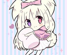かわいいデフォルメ(全身)イラストお描きします グッズ制作やSNSアイコンなどに♪