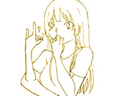 個性的な女の子描きます イメージ1