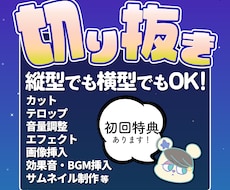 Vtuber様・活動者様の切り抜き動画お作りします イメージ1
