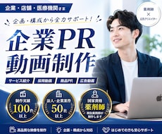 企業・店舗のPR動画を制作します 企画・構成から丸投げOK｜サービス紹介・採用・広告にも対応