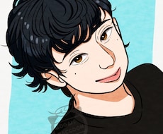レトロでエモい、SNS用似顔絵アイコンを描きます イメージ1