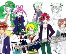 キャラクターデザイン、立ち絵(+差分)を描きます TRPGや動画、IRIAMなどの立ち絵にどうぞ！