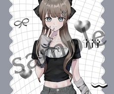 シンプル簡易版！Y2K風量産イラストお描きします イメージ1