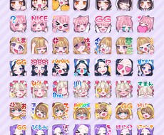 配信用スタンプ制作します Twitch・Youtube配信者の方へ。実績100件以上！