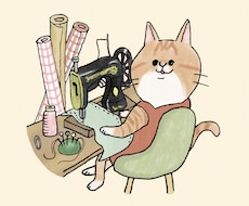 ペットを擬人化させた全身小物背景シーンで制作します イメージ1