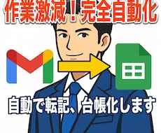 Gmailから表計算ソフトに自動転記・台帳化します コピペ地獄から解放！受信メールを自動でリスト化、対応漏れ0へ