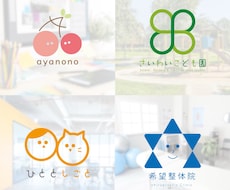 可愛く柔らかい雰囲気のロゴを作成します