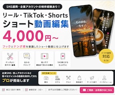 企業案件実績あり｜ショート動画を見やすく編集します イメージ1