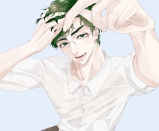 かっこいい男の子描きます