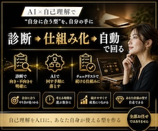AI×自己理解で自分に合う副業の型を教えます 診断から、あなたに合う"続く型をAIで組み立てる