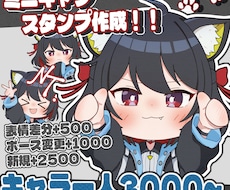ミニキャラやスタンプイラスト描きます イメージ1