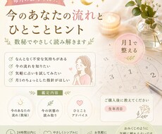 月1のお守り｜今のあなたの流れを読みます イメージ1