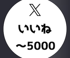 X(twitter)いいね+5000まで拡散します イメージ1