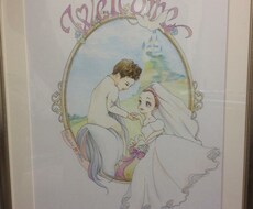 手描きで世界に１つだけのウェルカムボードを描きます イメージ1
