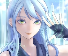 華やかで透明感ある人物イラスト描きます イメージ1