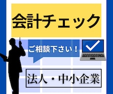 毎月のチェック(法人)の入力アドバイスします