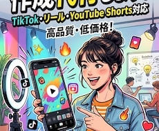 縦型動画の動画編集行います イメージ1