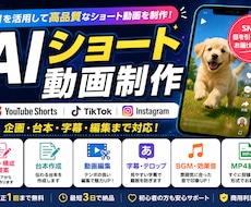 AIを活用したショート動画を制作しますます イメージ1