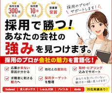 初回特価★あなたの会社の差別化ポイントを見つけます 採用のプロが会社の魅力を言語化します。