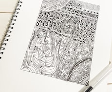 アナログでイラストを描きます イメージ1