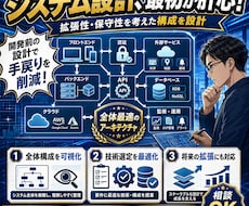 システム・データベース設計を支援します 要件整理から構成設計・ER図作成まで一貫対応